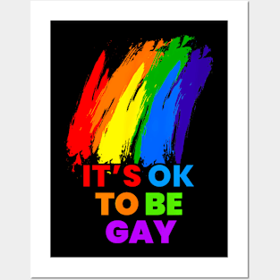 Be Gay Equality LGBTQ Pride Gay Lesbian Posters and Art